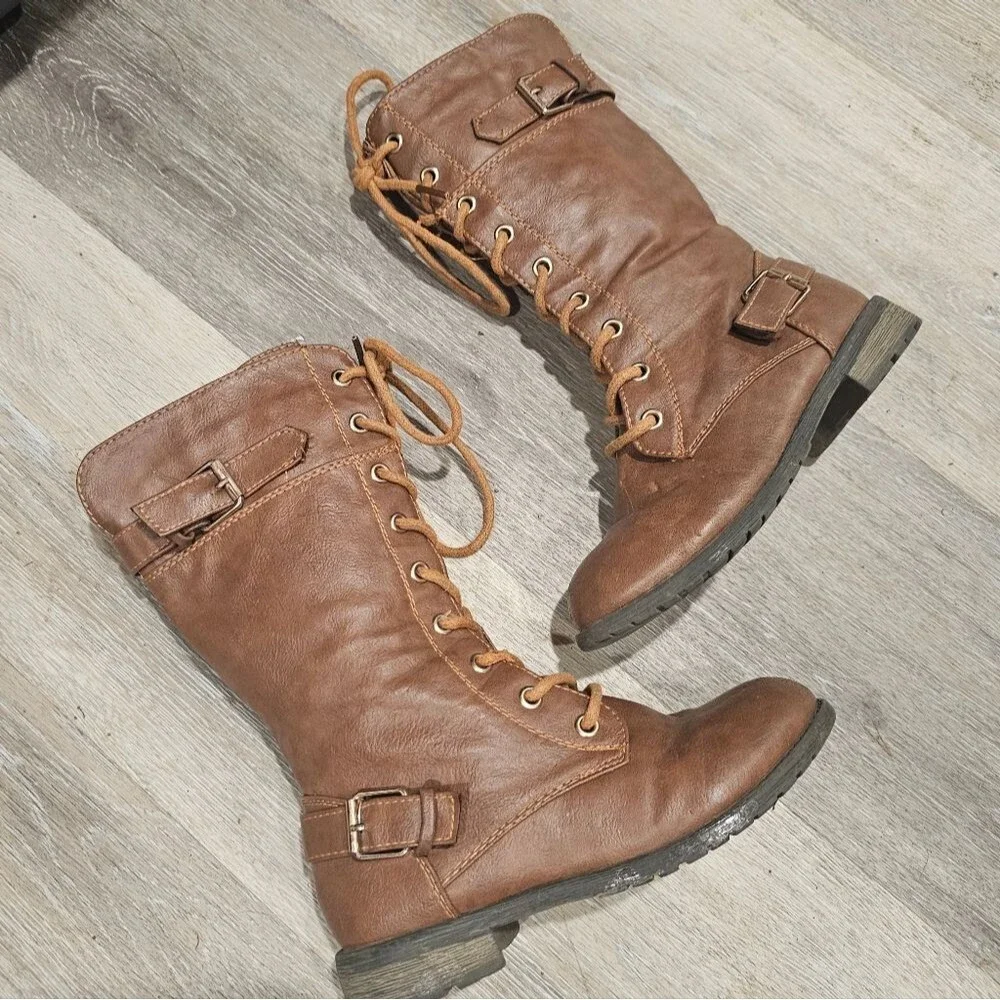 Girls Size 2 Brown Boots